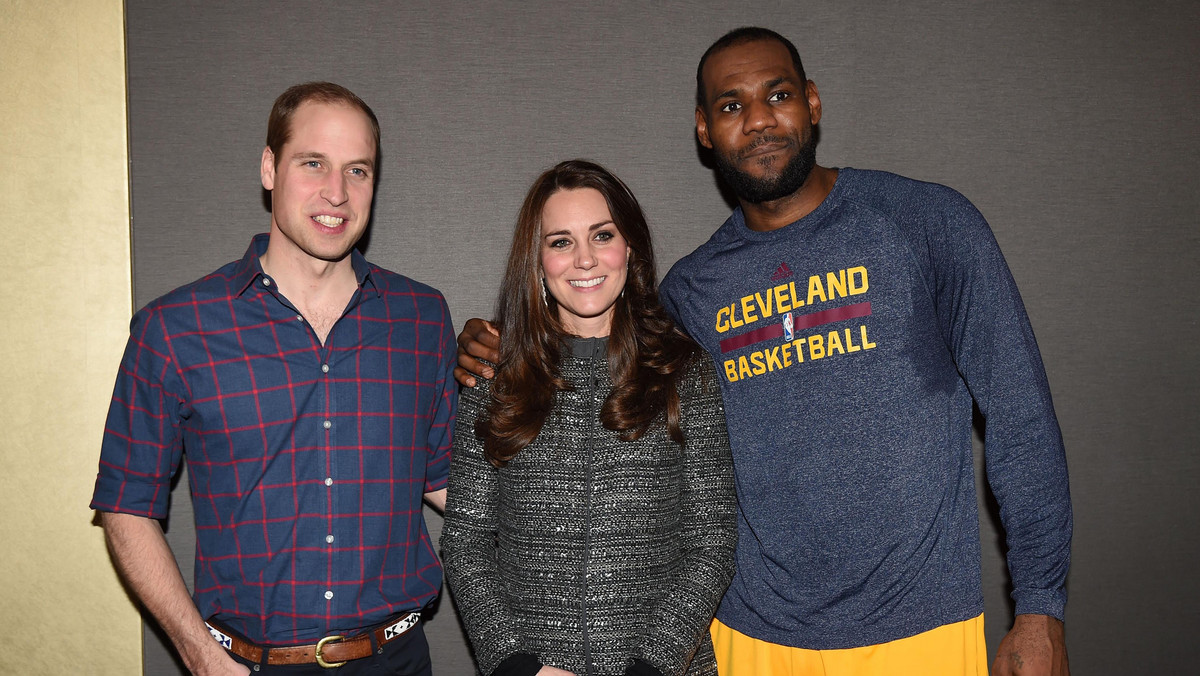 Książę William, Kate Middleton i LeBron James