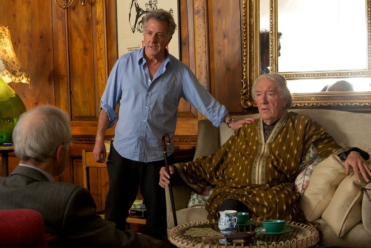 Dustin Hoffman i Michael Gambon w filmie 'Kwartet'