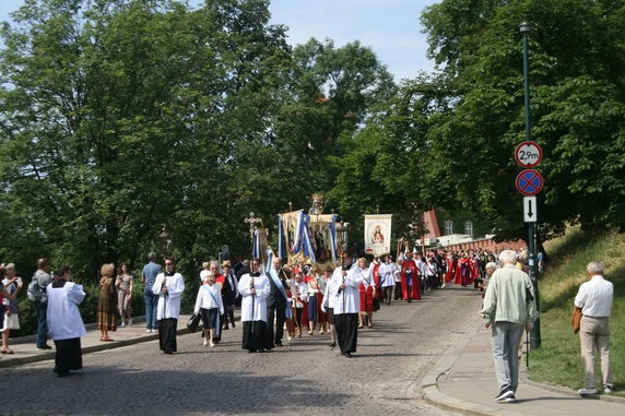 Procesja Bożego Ciała w Krakowie