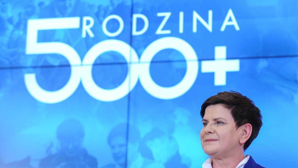 Beata Szydło polityka Prawo i Sprawiedliwość PiS Rodzina 500 plus 500+