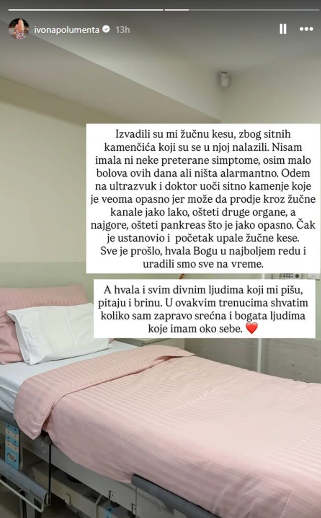 Objava Ivone Polumente
