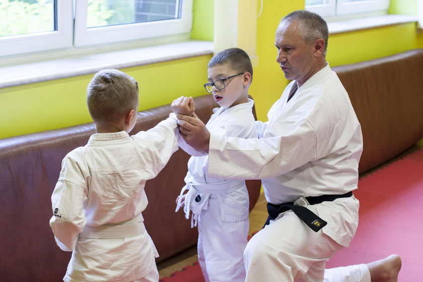 Przyszpitalna sekcja karate dla dzieci