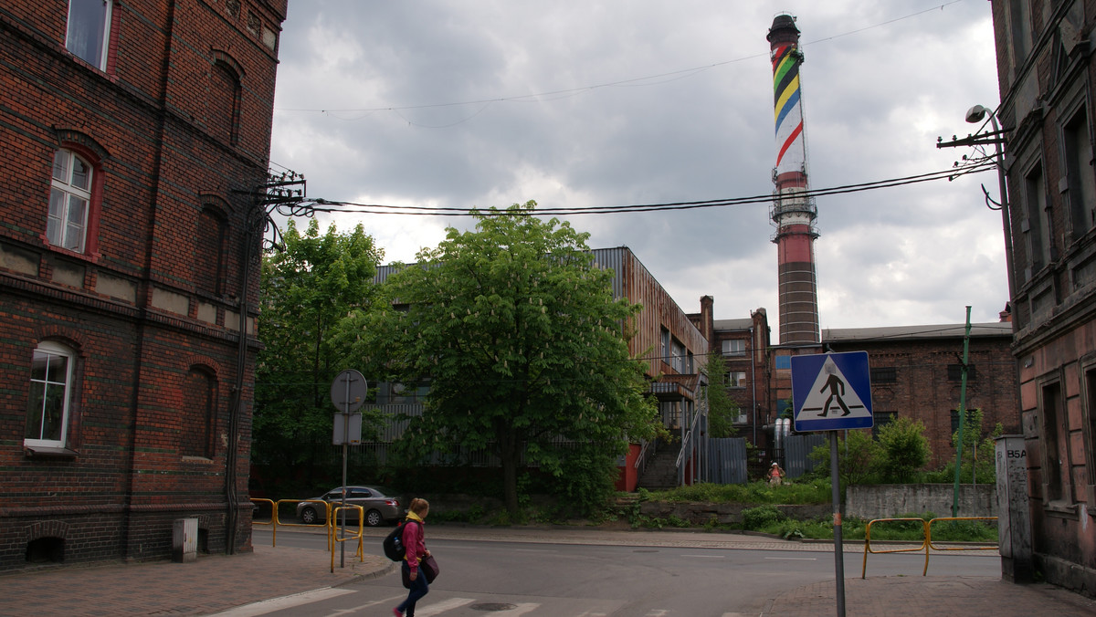 Nietypowy mural pojawi się na... kominie nieczynnej KWK Mysłowice.