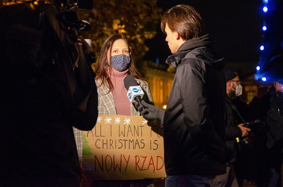 Manifestacja na placu Wolności w Poznaniu, fot. Bartosz Garba