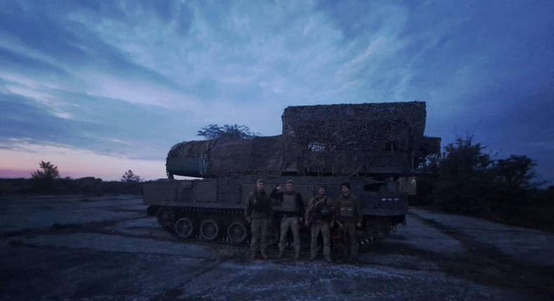 Photos of a Buk M-1 launcher identified by Ukrainian media as a FrankenSAM were posted by the East Air Command on Monday.Ukrainian East Air Command