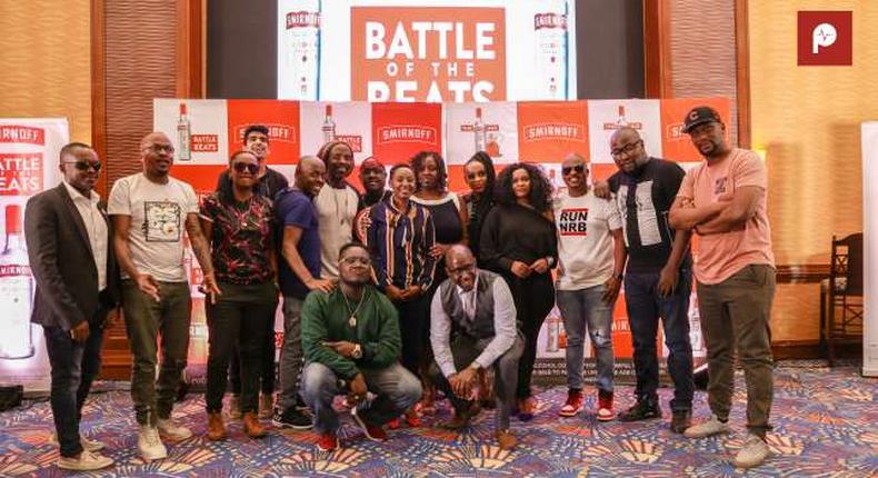 Contestants at Smirnoff Battle for the Beats. Smirnoff Battle of the beats to bring Mombasa to a standstill