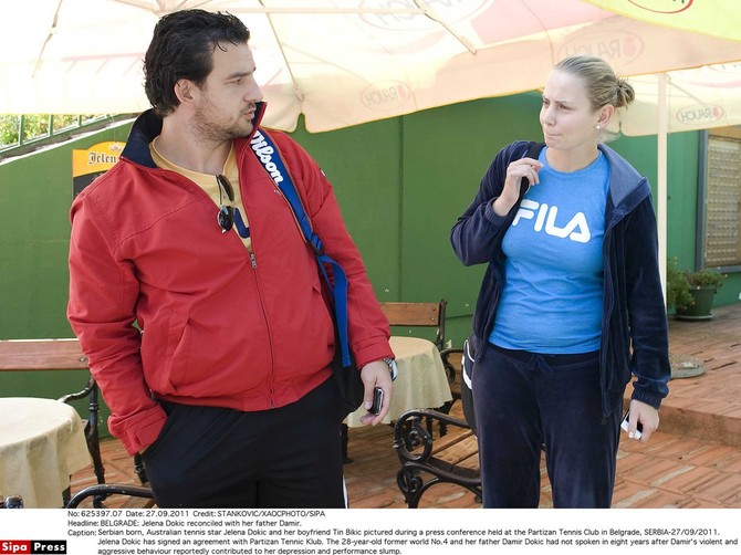Jelena Dokić i Tim Bikić