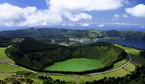 Azory - Lagoa de Santiago, wyspa Sao Miguel 