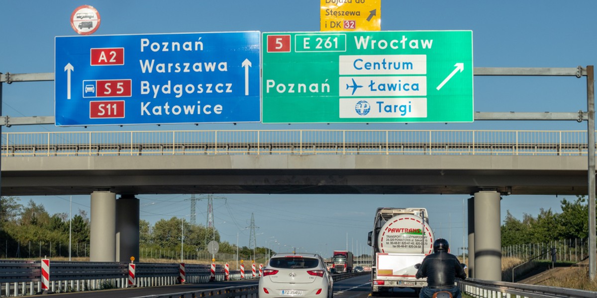 Przejazd całym odcinkiem Konin - Świecko kosztuje 84 zł, czyli około 37 gr/km. 