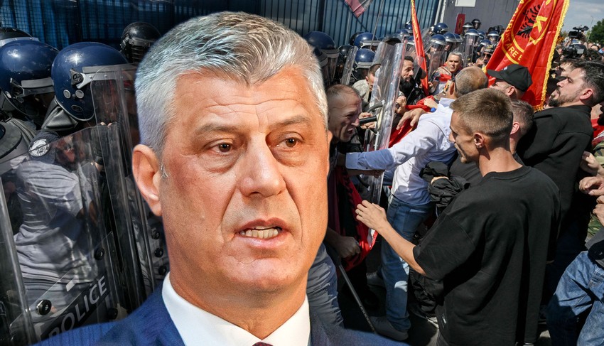 Hašim Tači i protesti 