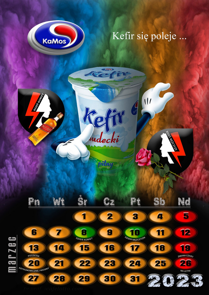 Kalendarz Spółdzielni Mleczarskiej Kamos