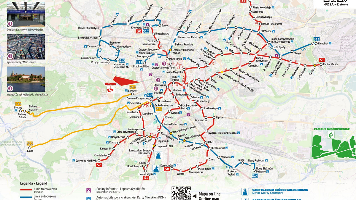 Spor zmiany w kursowaniu tramwajów i autobusów szykują się podczas zbliżających się Światowych Dni Młodzieży 2016. Stworzone zostaną specjalne linie korytarzowe, które mają kursować co 3-5 minut. Tramwajem nie dojedziemy do Cichego Kącika, a część linii zostanie zawieszona.