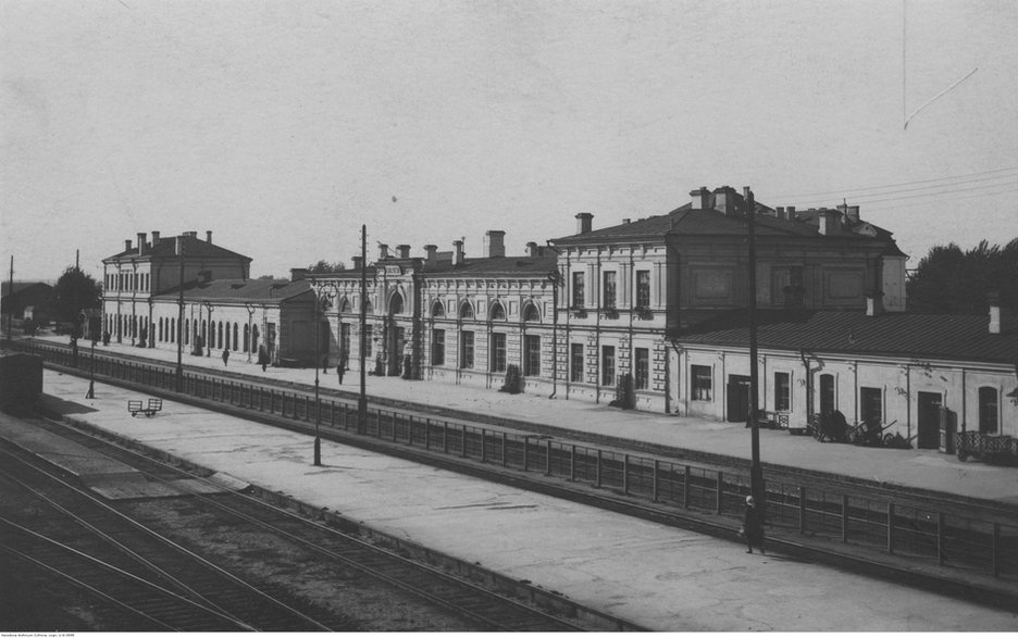 Dworzec kolejowy w Białymstoku, 1926 r.