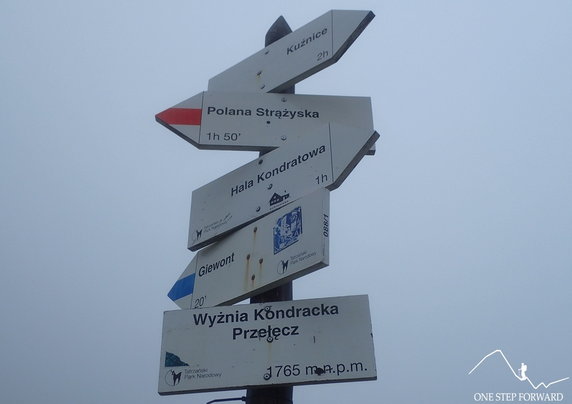 Wyżnia Przełęcz Kondracka