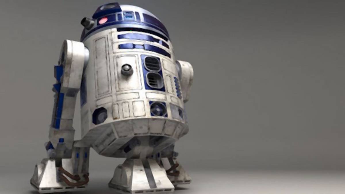 R2-D2 z Gwiezdnych Wojen jako jeżdżąca lodówka