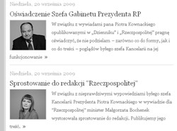 Ludzie prezydenta o kłamstwach eks-szefa