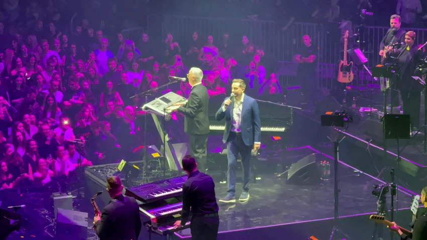 Mirza Selimović na koncertu kod Saše Matića