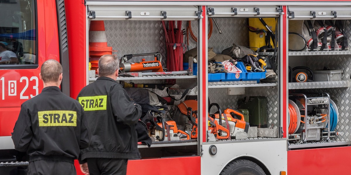 Dzieci zasłabły w szkole. Interweniowała straż pożarna (zdjęcie ilustracyjne).