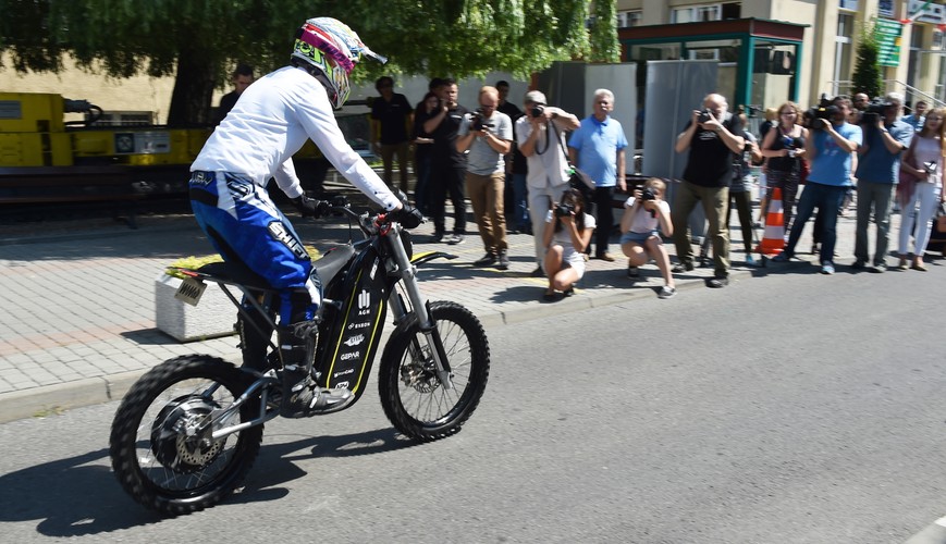 Motocykl elektryczny studentów AGH Kraków