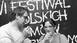 Krzysztof Kieślowski i Agnieszka Holland podczas 6. Festiwalu Polskich Filmów Fabularnych w Gdańsku (1979)