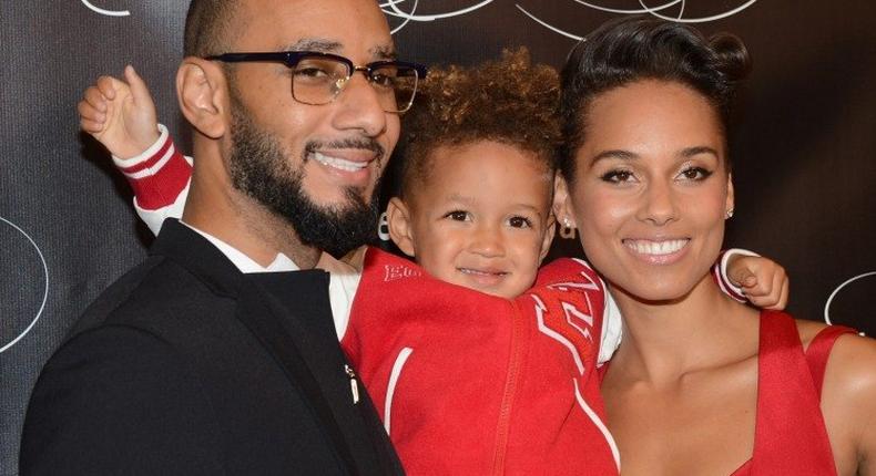 Swizz Beatz, Alicia Keys and son, Egypt