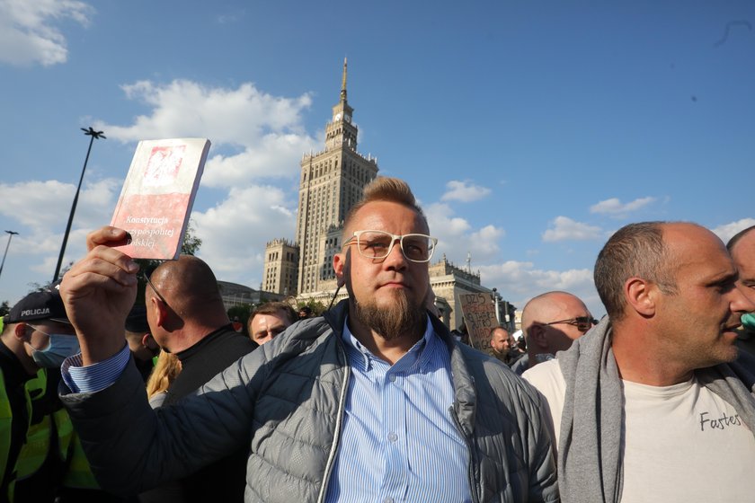 Protest przedsiębiorców w Warszawie