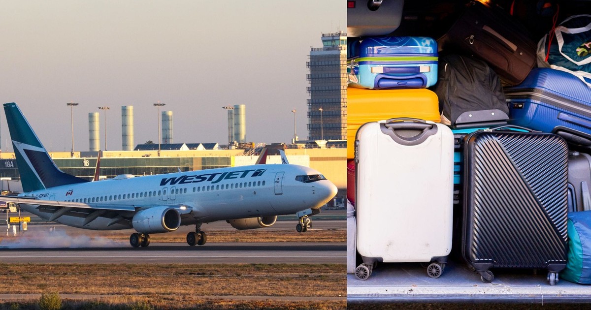 WestJet lost a passenger's bag on a domestic flight in Canada. The