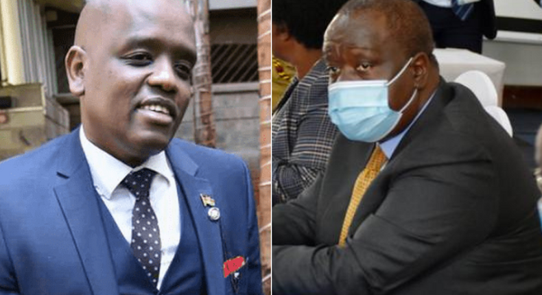 Dennis Itumbi and Interior CS Fred Matiang'i