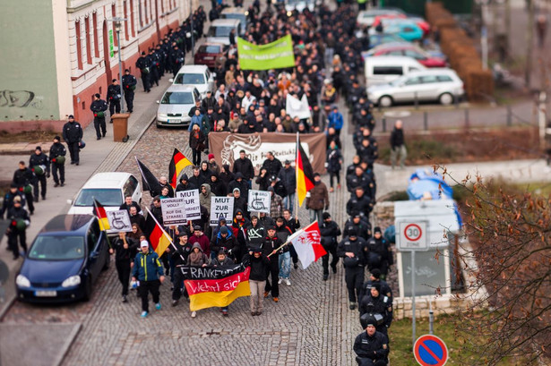 Antyimigrancki protest niemieckiej skrajnej prawicy z 17 stycznia 2015 roku, Frankfurt nad Odrą