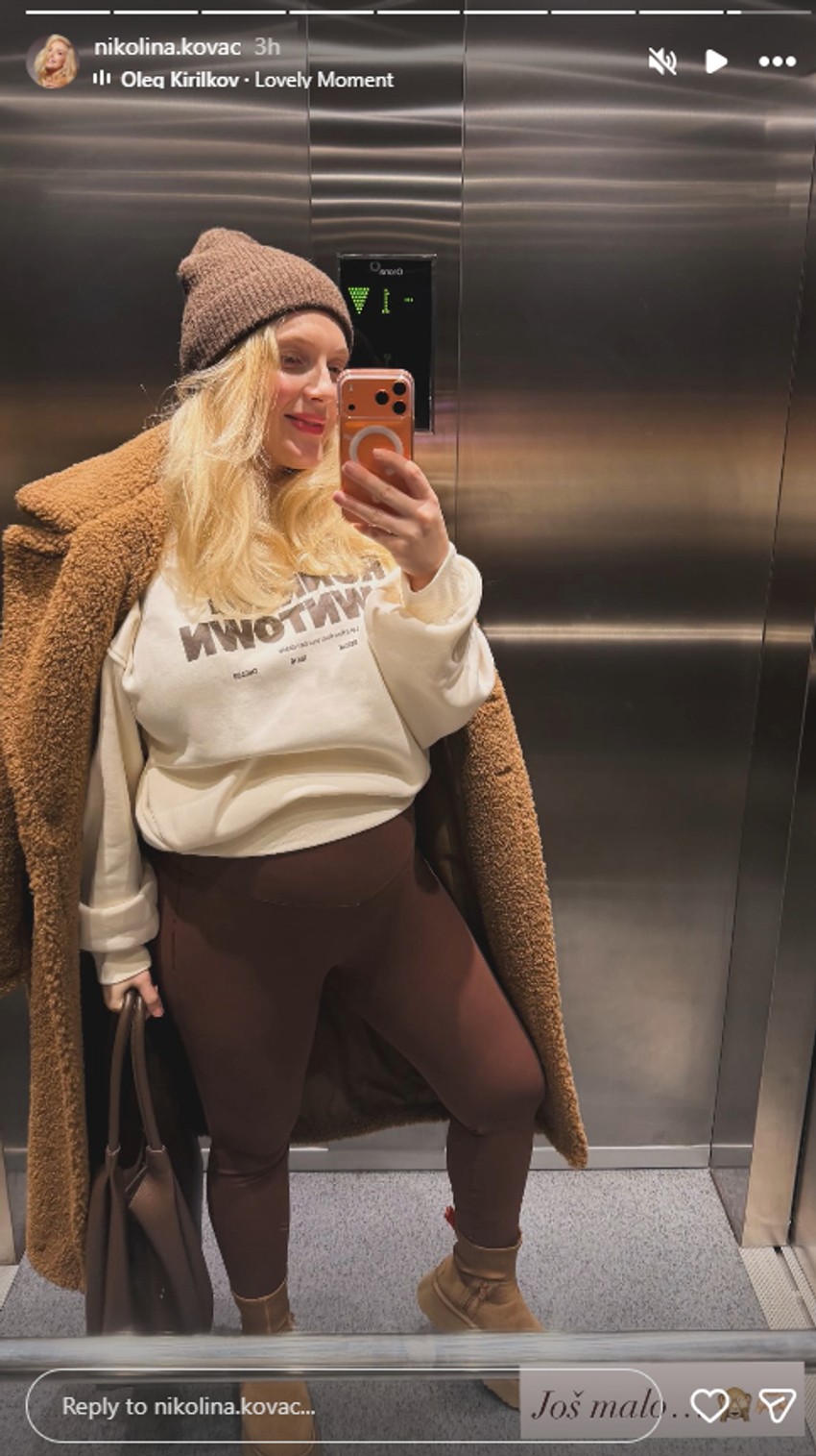 Nikolina tik pred porođaj