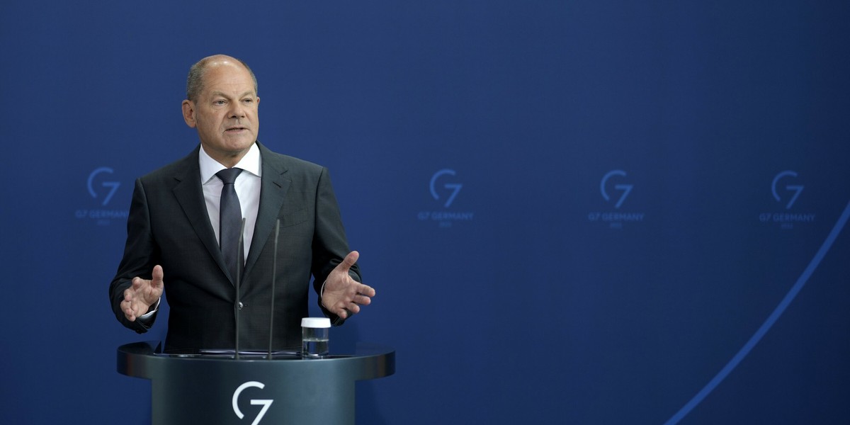 Kanclerz Niemiec Olaf Scholz