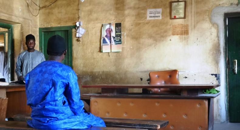 Sharia courts, like this one in Bauchi in northern Nigeria, run parallel to state and federal justice system