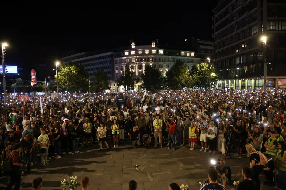 Protest Trg Republike