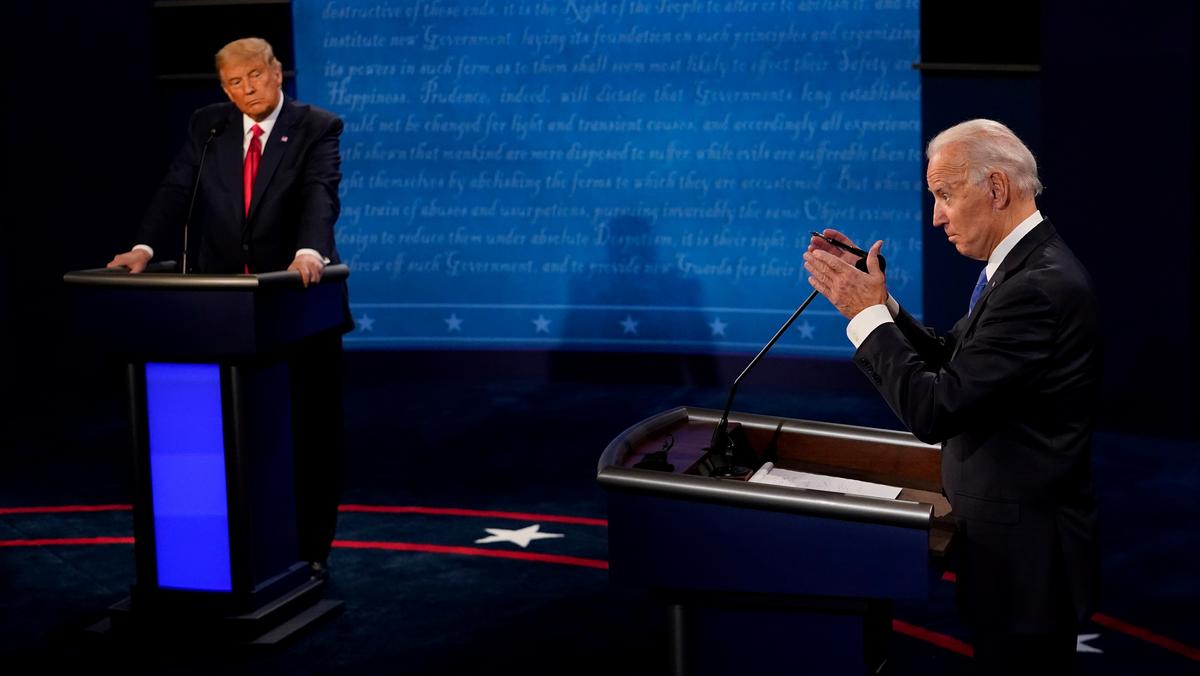 Finałowa debata prezydencka w Nashville, Donald Trump vs Joe Biden