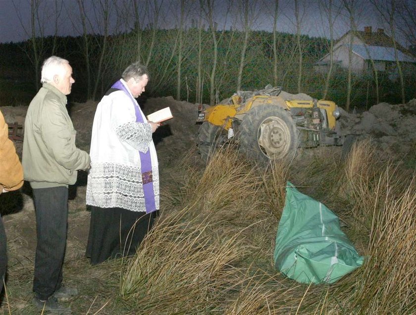 Zabił go własny traktor