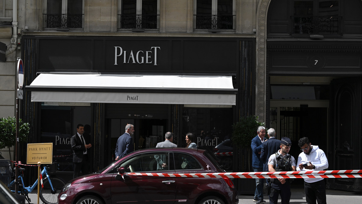 Napad na sklep jubilerski w Paryżu. Skradziono biżuterię wartą miliony