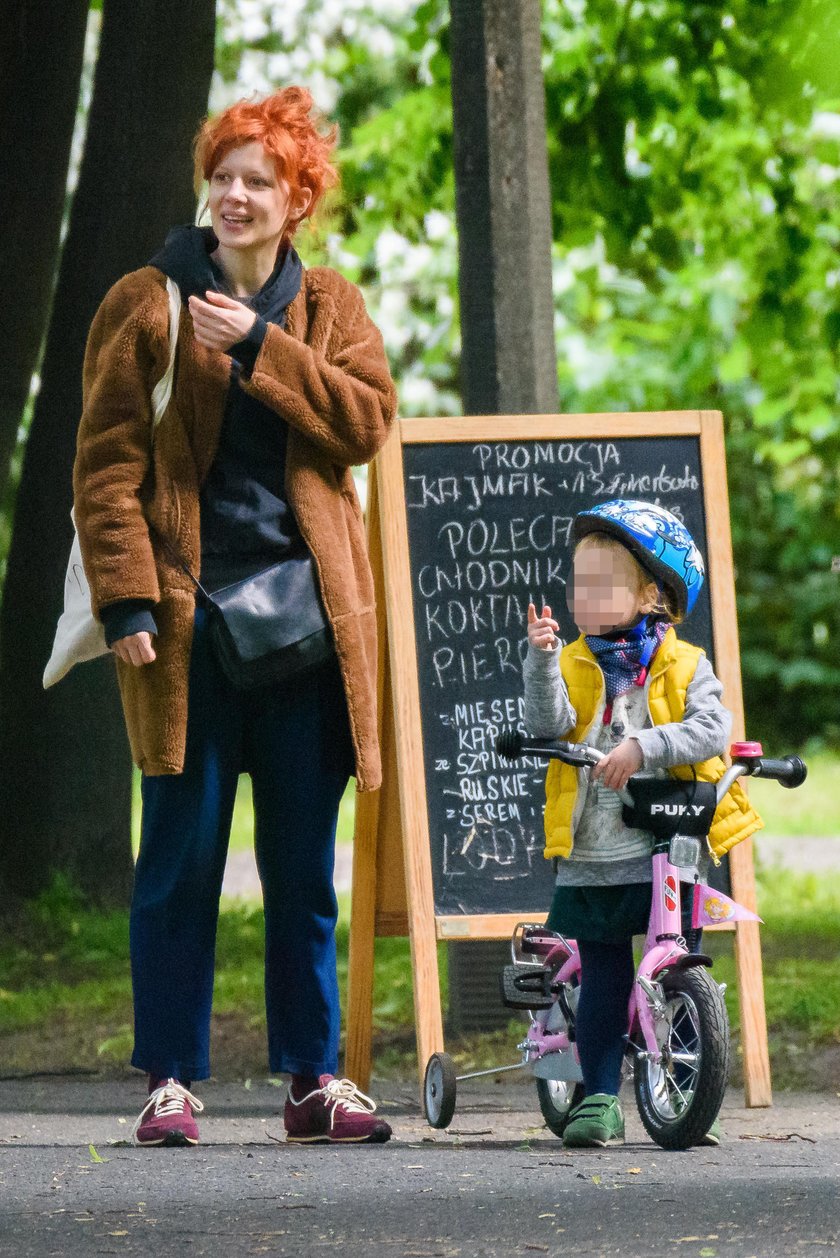 Karolina Gruszka z córką