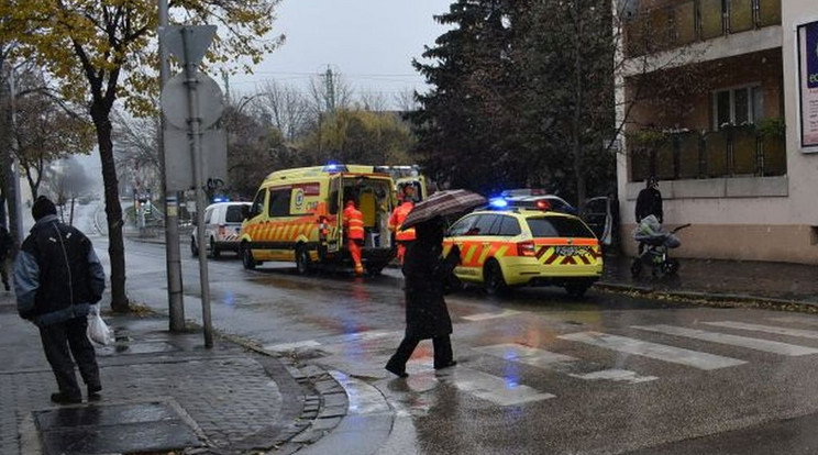 Durva gázolás történt Sopronban /Fotó: Police.hu