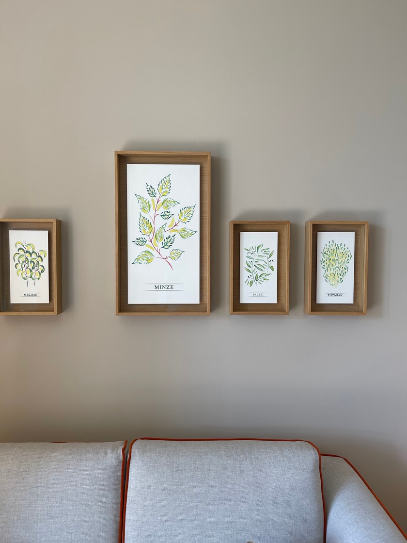 On ressent dans les chambres la proximité de la nature. 