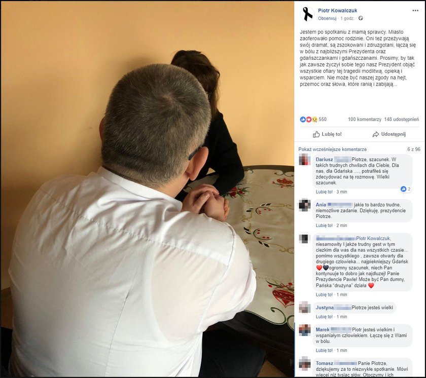 Wiceprezydent Gdańska spotkał się z matką Stefana W.