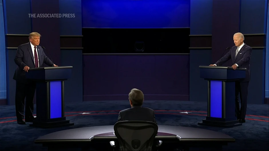 Donald Tramp i Džo Bajden na prethodnom sučeljavanju