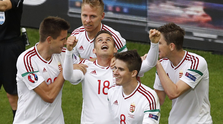 A magyar fociválogatott legyőzte Ausztriát /Fotó: MTI