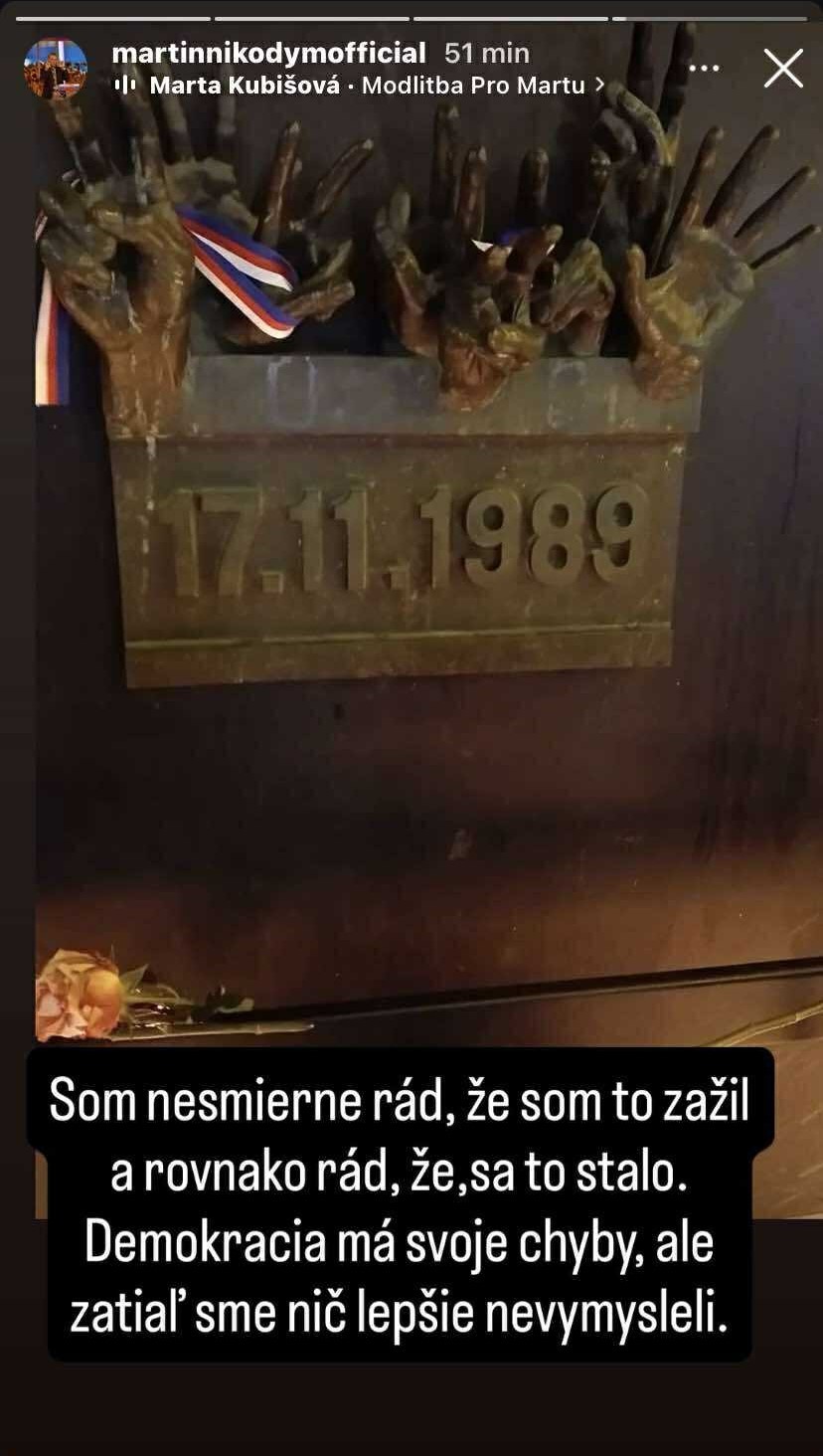 Martin Nikodým si zaspomínal na obdobie Nežnej revolúcie. 