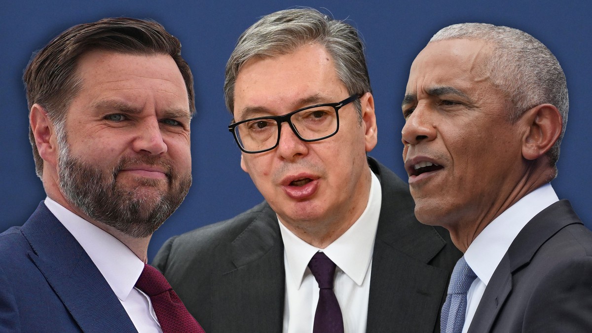 Aleksandar Vučić Barak Obama i Džej di Vens