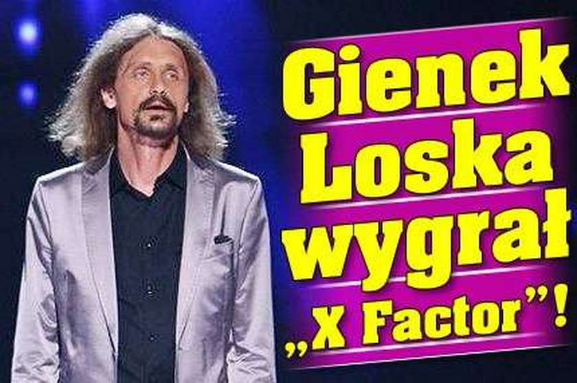 Gienek Loska wygrał "X-Factor"!