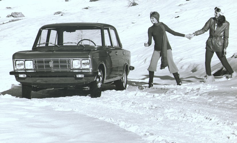 Włoski fiat 125 z lat 1970-1972