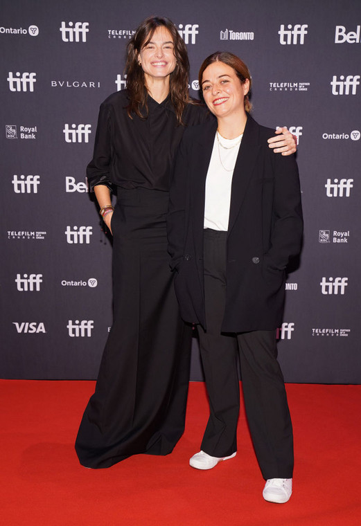 Kasia Smutniak i Marella Bombini na premierze "Muru" w Toronto