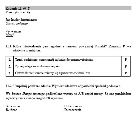 Egzamin Gimnazjalny 2019 Jezyk Polski Arkusze I Odpowiedzi