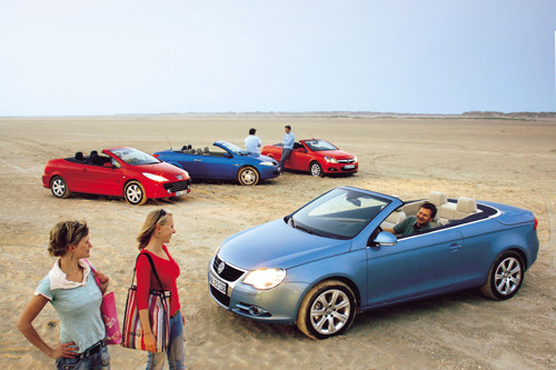 VW Eos, Opel Astra Twin Top, Peugeot 307 CC, Renault Megane Coupe Cabrio - Nie kryjmy się przed słońcem!