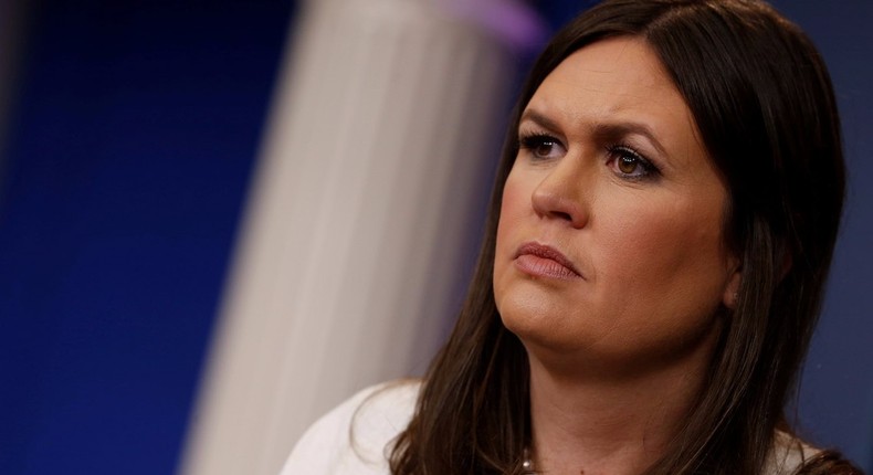 Sarah Huckabee Sanders said she joined Trump's campaign in 2016 because he is a champion of working families, not Washington-Wall Street elites.